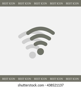 Wi-fi, web icon. vector design
