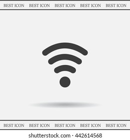 Wi-fi, web icon. vector design
