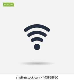 Wi-fi, web icon. vector design