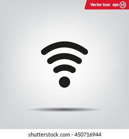 Wi-fi, web icon. vector design