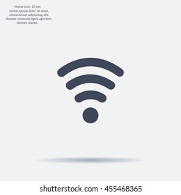 Wi-fi, web icon. vector design