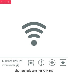 Wi-fi, web icon. vector design