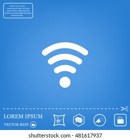 Wi-fi, web icon. vector design
