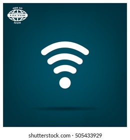 Wi-fi, web icon. vector design