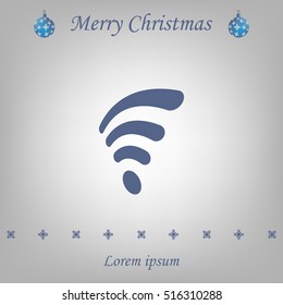 Wi-fi, web icon. vector design