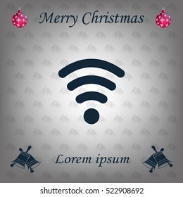 Wi-fi, web icon. vector design