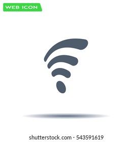 Wi-fi, web icon. vector design