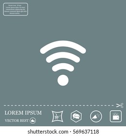 Wi-fi, web icon. vector design