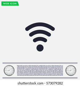 Wi-fi, web icon. vector design