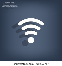 Wi-fi, web icon. vector design