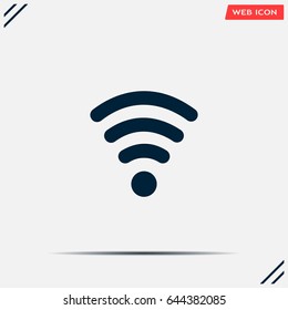 Wi-fi, web icon. vector design