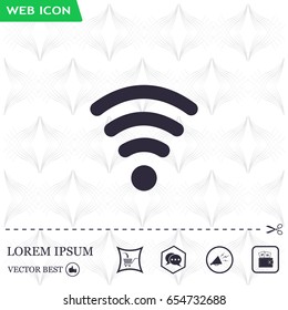 Wi-fi, web icon. vector design