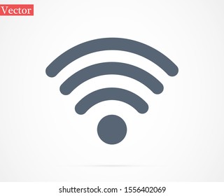 WI-FI Wireles signal indicator high/full WI-FI icon signal rounded shape. WI-FI icon Letter F wireless logo icon design template elements. WI-FI icon