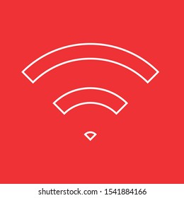 WiFi, Wireless icon, stock vector illustration, EPS10.