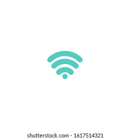 Wifi or wireless icon vector sign on white background. Web network connect logo sign. 