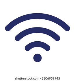 Conexión inalámbrica a Internet Wi-Fi, icono aislado