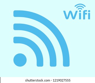 WiFi - wireless internet flat colourful icon in vector graphics