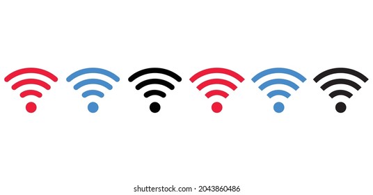Wifi wireless internet signal flat icon. Wireless and wifi icon. wi-fi icon sign. remote internet access. wi-fi icon. internet sign