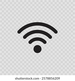 Wifi wireless internet signal flat icon for apps and template