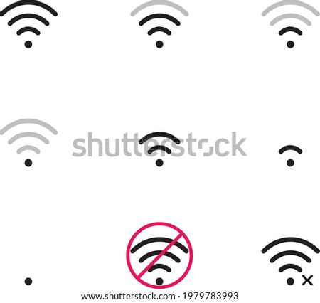 Wifi wireless internet signal flat icon. Wireless and wifi icon. wi-fi icon sign. remote internet access. wi-fi icon. internet sign
