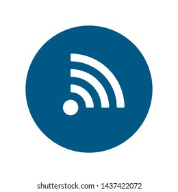 Wifi, wireless, internet signal icon logo template