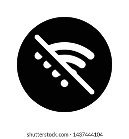 Wifi, wireless, internet signal icon logo template