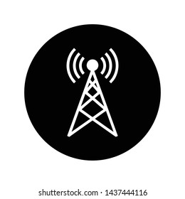 Wifi, wireless, internet signal icon logo template