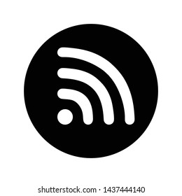 Wifi, wireless, internet signal icon logo template