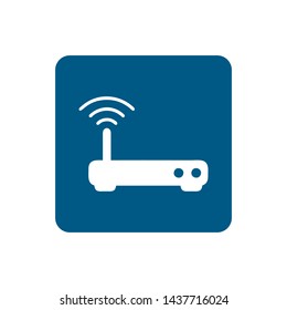 Wifi, wireless, internet signal icon logo template