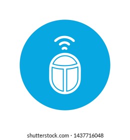 Wifi, wireless, internet signal icon logo template