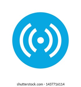 Wifi, wireless, internet signal icon logo template