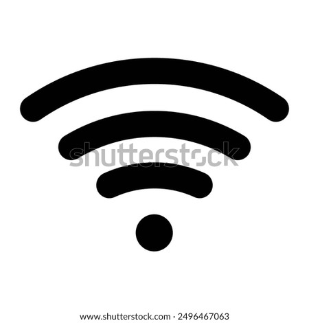 Wifi wireless internet signal icon. Wifi signal icon. Web network connect logo sign. Vector illustration
