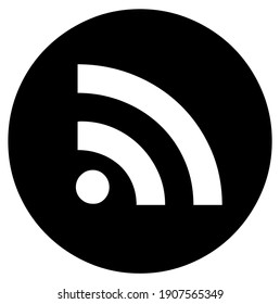 Wifi wireless internet silhouette, symbol, vector illustration, in black and white color