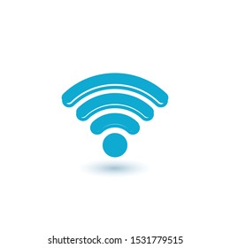 WIFI wireless network symbol, Stock Vector illustration isolated on white background.