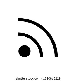 Icono de WiFi, inalámbrico, vector de señal