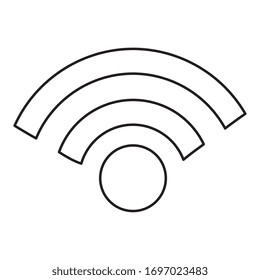 Wifi zone design, Internet technology communication connection network wireless signal web and access theme Vector illustration