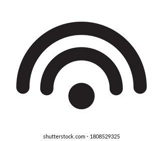 Diseño de zona wifi, conexión de comunicación de tecnología Internet red de señal inalámbrica web y tema de acceso Ilustración del vector
