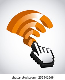 wifi zone design, vector illustration eps10 graphic 