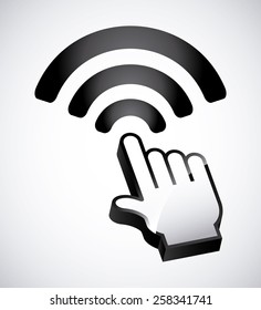wifi zone design, vector illustration eps10 graphic 