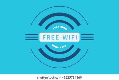 WiFi Zone Icon. Internet Connectivity Symbol. Wireless Network Signal Icon. Broadcasting Area with WiFi Access. Vector Illustration.
