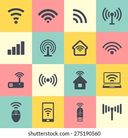 Wi-fi zone icons