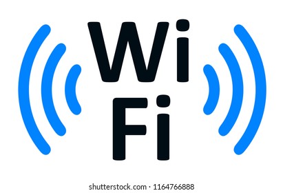 Wifi zone location sign – vector for stock