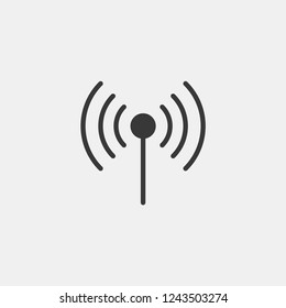 Wifi Zone Modern Simple Vector Icon