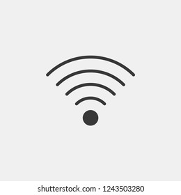 Wifi Zone Modern Simple Vector Icon