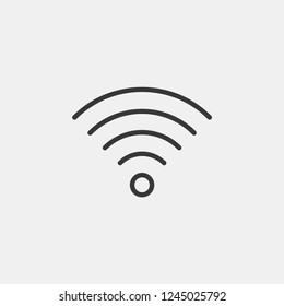 Wifi Zone Modern Simple Vector Icon