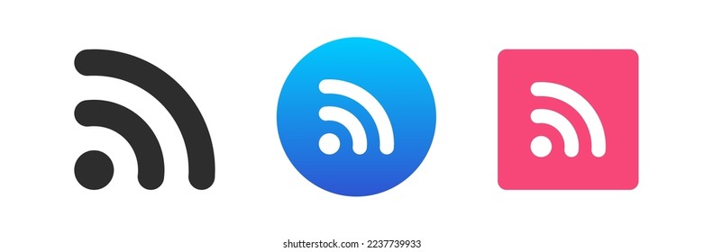 Wifi zone remotely internet connection cyberspace signal transmission wave icon set vector flat illustration. Wi fi online communication network information digital router technology