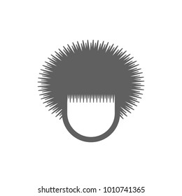 Wig icon in trendy flat style isolated on white background. Symbol for your web site design, logo, app, UI. Vector illustration, EPS