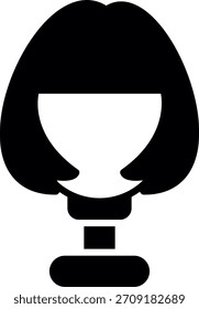 Wig Novo Vetor de Design de Ícone Criativo