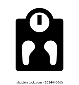 wight scale icon isolated sign symbol vector illustration - high quality black style vector icons
