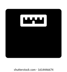 wight scale icon isolated sign symbol vector illustration - high quality black style vector icons
